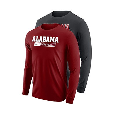 Alabama Football Core Cotton Long Sleeve T-Shirt
