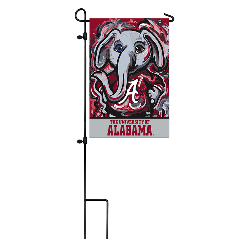 University Of Alabama Big AL Justin Patten Garden Flag