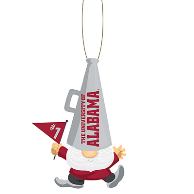 University Of Alabama Gnome Fan Ornament