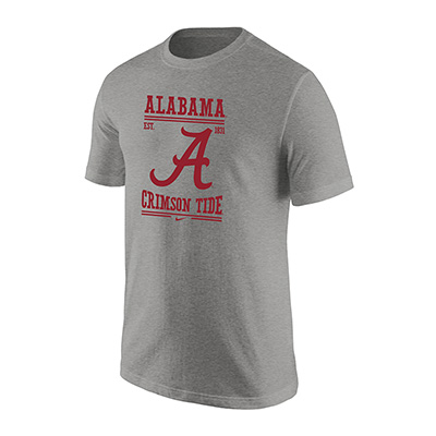 ALABAMA CRIMSON TIDE CORE COTTON SHORT SLEEVE T-SHIRT