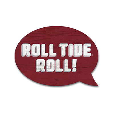 Alabama Roll Tide Roll Word Bubble Magnet
