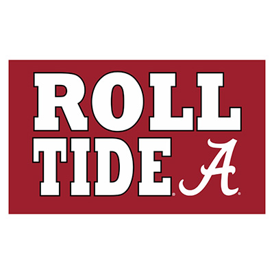 Alabama Roll Tide Script A Grommet Flag