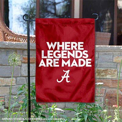 Alabama Where Legends Are Made Garden Flag - main view