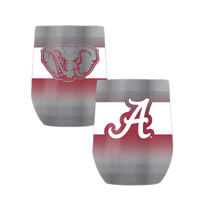 Alabama  Script A And Elephant Stemless Tumbler