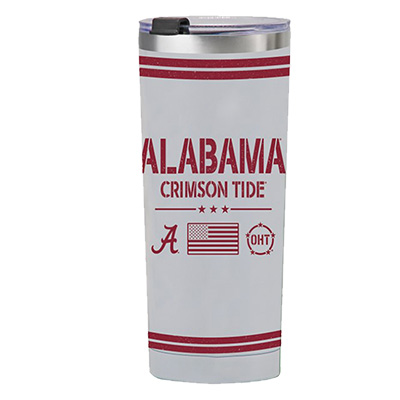 ALABAMA OPERATION HAT  TRICK STAINLESS STEEL TUMBLER