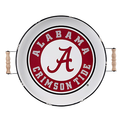 ALABAMA CRIMSON TIDE ENAMEL TRAY