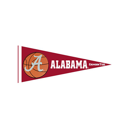 Alabama Basketball Pennant