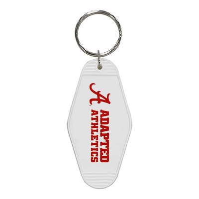 Land Leather Goods Clip on Key Ring Crimson