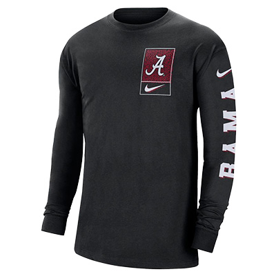 Alabama Script A Seasonal Max 90 Long Sleeve T-Shirt