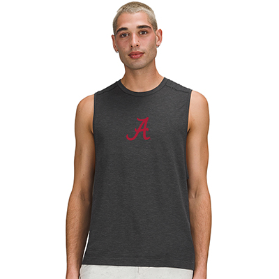 Alabama Script A Metal Vent Tech 2.0 Sleeveless T-Shirt