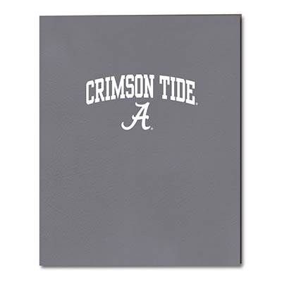 Paper Folder Gray Crimson Tide Over Script A