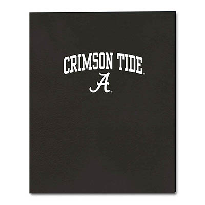 Paper Folder Black Crimson Tide Over Script A