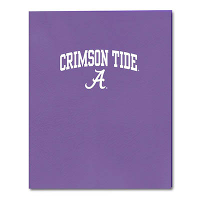 Paper Folder Purple Crimson Tide Over Script A