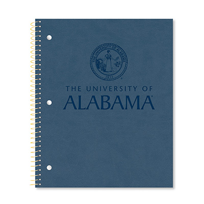 1 Subject Notebook Impressions Dark Blue UA Seal