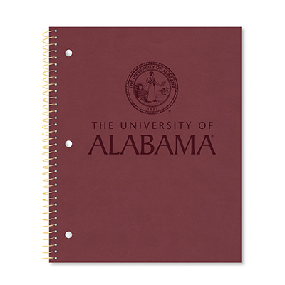 1 Subject Notebook Impressions Maroon UA Seal