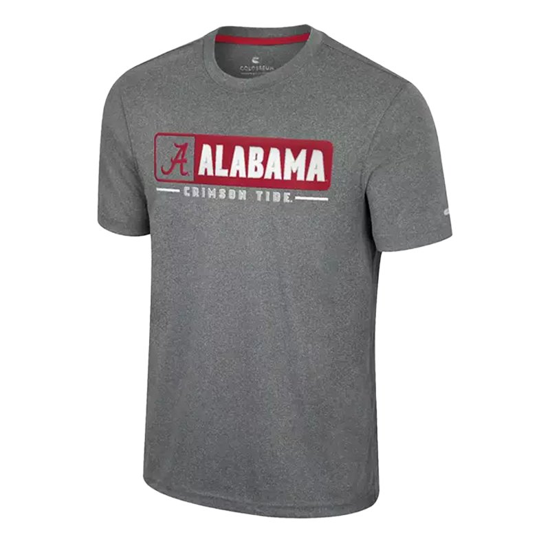 Alabama Crimson Tide Script A Metalic Mint Short Sleeve T-Shirt (SKU 1378039593)