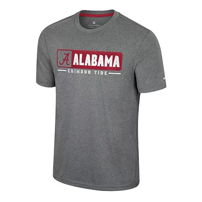 Alabama Crimson Tide Script A Metalic Mint Short Sleeve T-Shirt