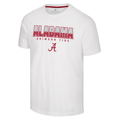 ALABAMA CRIMSON TIDE SCRIPT A CRANE SHORT SLEEVE T-SHIRT