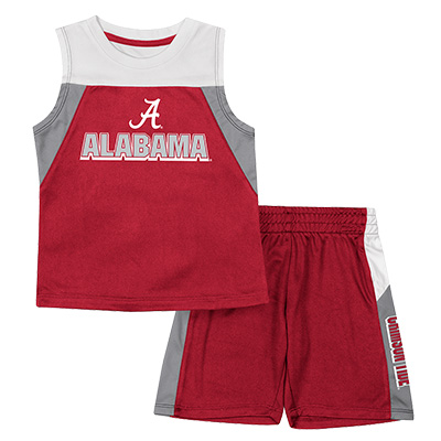 Alabama Crimson Tide Script A Ozone Tank And Short Set