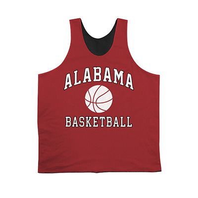 REVERSABLE ALABAMA BASKETBALL PRACTICE JERSEY