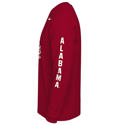 ALABAMA CRIMSON TIDE ELEHPHANT VAULT LOGO LONG SLEEVE T-SHIRT