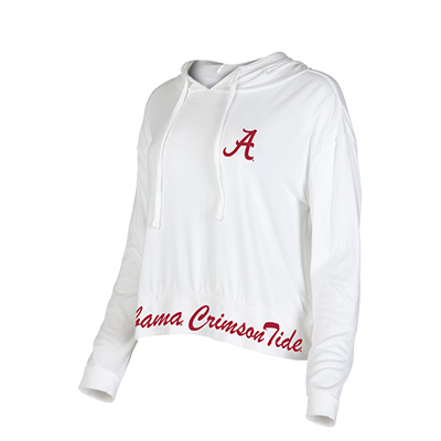 Alabama Crimson Tide Script A Long Sleeve Hooded Shirt