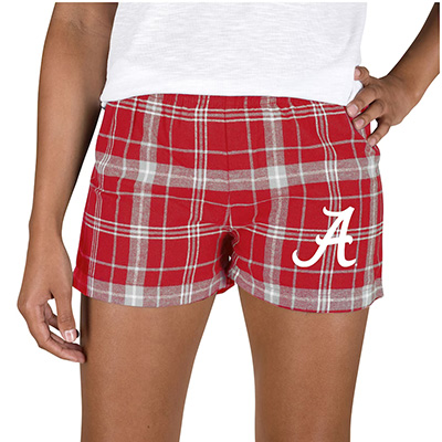 Alabama Script A Flannel Shorts