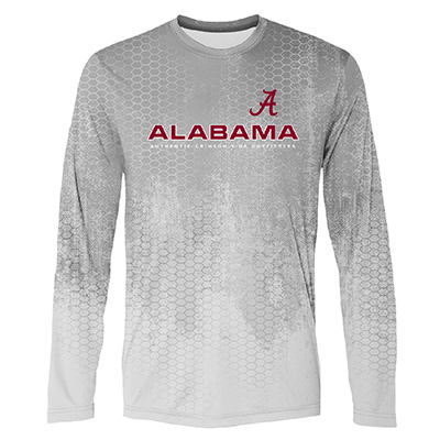 ALABAMA SCRIPT A LONG SLEEVE PERFORMANCE T-SHIRT