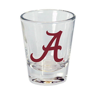 Alabama Script A Shot Glass