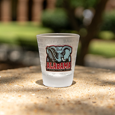 University Of Alabama Fight Song Shot Glass