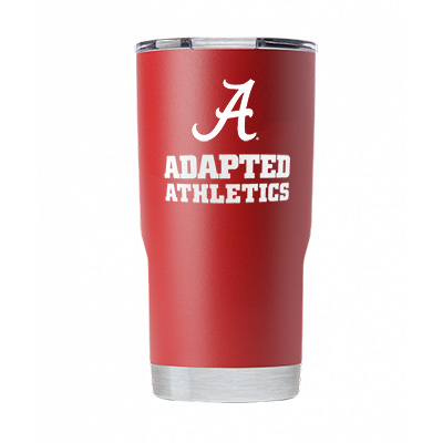 Alabama Script A Adapted Athletics Tumbler With Lid