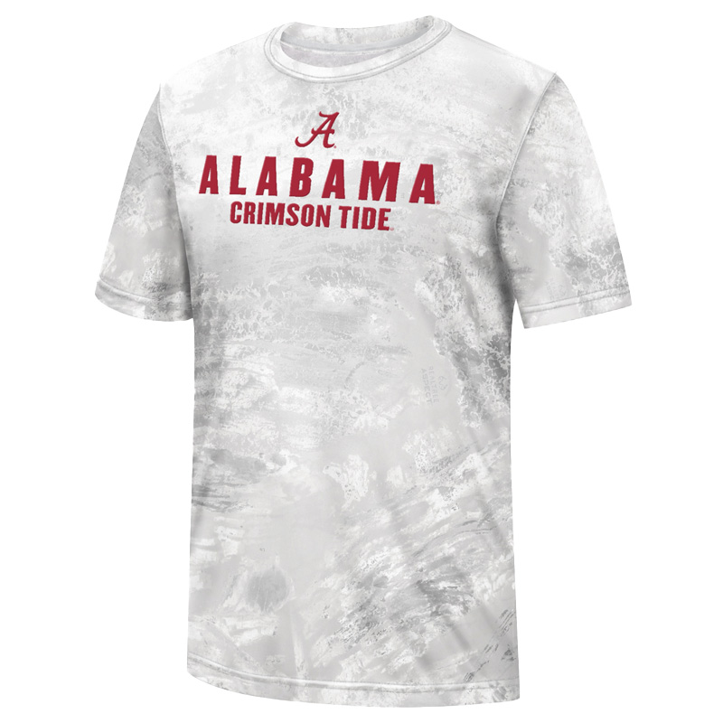Alabama Crimson Tide Script A Gulf Stream Performance Fishing T-Shirt