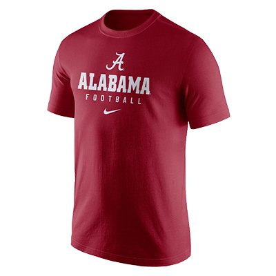 Alabama Football Script A Team Issue Short Sleeve T-Shirt