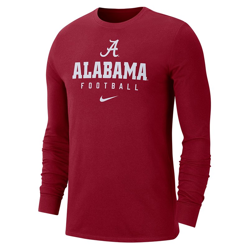 Alabama Football Script A Team Issue Long Sleeve T-Shirt