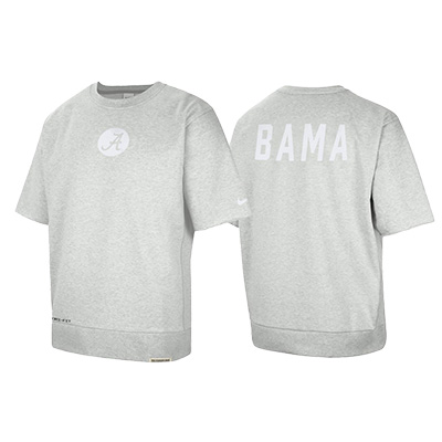 Bama Script A Dri-Fit Cutoff Short Sleeve French Terry Crew