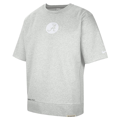 BAMA SCRIPT A DRI-FIT CUTOFF SHORT SLEEVE FRENCH TERRY CREW