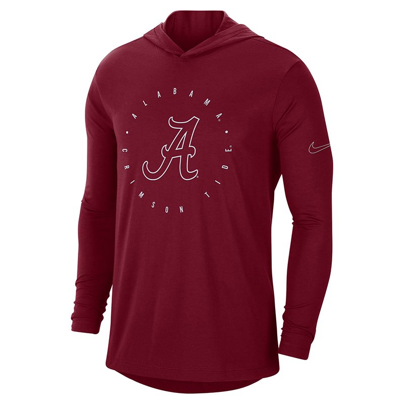 Alabama Crimson Tide Script A Dri-Fit Hooded T-Shirt (SKU 13802257158)