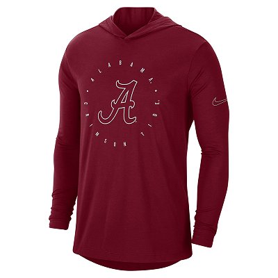 Alabama Crimson Tide Script A Dri-Fit Hooded T-Shirt