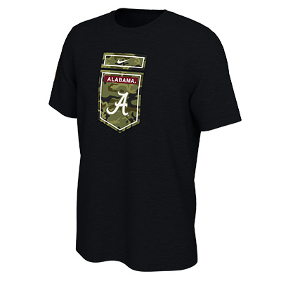 Alabama Script A Veteran's Camo T-Shirt