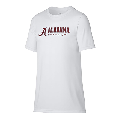 ALABAMA FOOTBALL SCRIPT A LEGEND TEAM ISSUE SHORT SLEEVE T-SHIRT