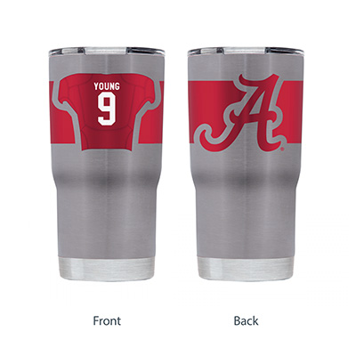 Alabama Bryce Young # 9  Stainless Steel Tumblers