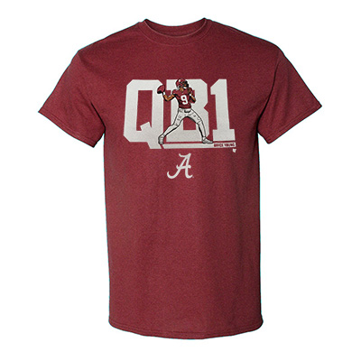 Alabama Script A Bryce Young Qb1 Nil T-Shirt