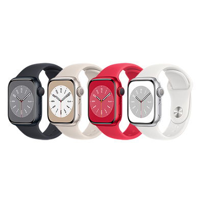 Apple Watch Series 8 GPS Aluminum Case With Sport Band - M/L