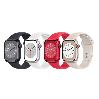 Apple Watch Series 8 Gps+Cellular Aluminum Case With Sport Band - M/L