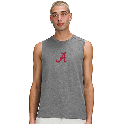 Alabama Script A Metal Vent Tech 2.0 Sleeveless T-Shirt