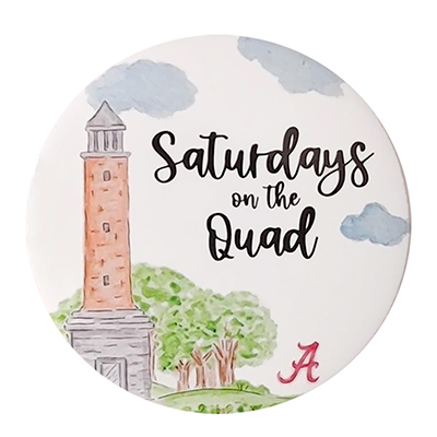 Alabama Saturday's On The Quad Button
