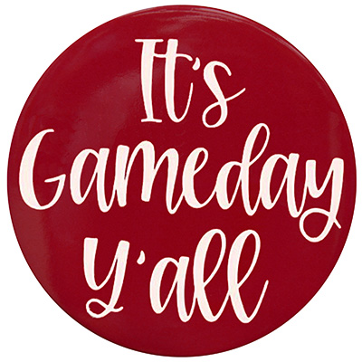 Alabama It's Gameday Y'all Button