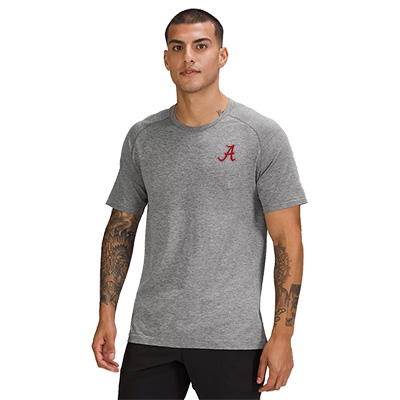 Alabama Script A Metal Vent Tech 2.0 Short Sleeve Shirt