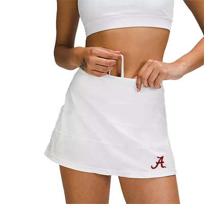 ALABAMA SCRIPT A PACE RIVAL MID RISE SKIRT