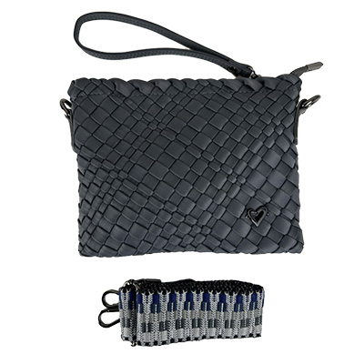 Charlotte Crossbody Solid Handwoven Bag
